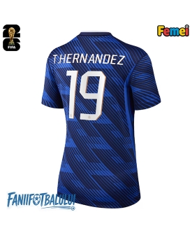 Franța Theo Hernandez #19 Echipament de Fotbal Replică Mondial 2026 Femei Acasa Franța Theo Hernandez #19 Echipament de Fotbal Replică Mondial 2026 Femei Acasa